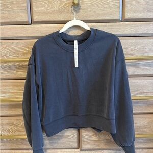 Lululemon Softstreme Perfectly Oversized Cropped Crew Size 6